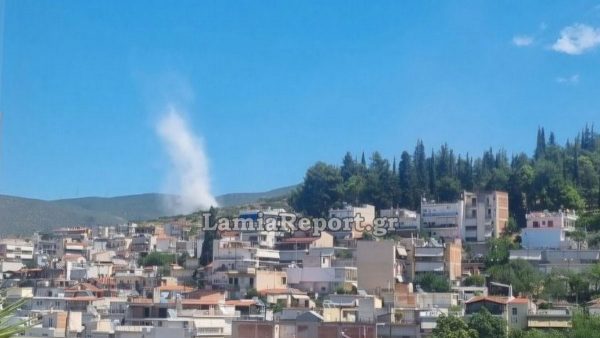Λαμία: Μεγάλη κινητοποίηση της Πυροσβεστικής για καπνό στο Κάστρο