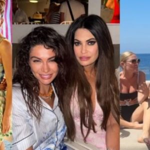 Στο Ιόνιο για διακοπές η Κίμπερλι Γκιλφόιλ - Η υπερπολυτελής θαλαμηγός και η εκλεκτή παρέα της