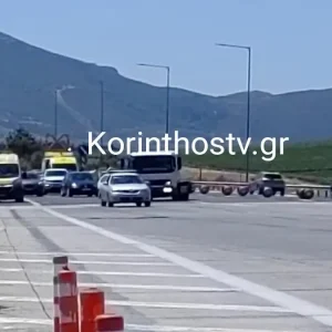 Καραμπόλα 4 οχημάτων στον αυτοκινητόδρομο Κορίνθου – Τριπόλεως: Στο νοσοκομείο 2 τραυματίες