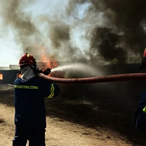 Από κολόνες διανομής ηλεκτρικής ενέργειας του ΔΕΔΔΗΕ φέρεται να ξεκίνησε η φωτιά στον Κουβαρά