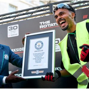 «THE ROTATION» – Η PARKSIDE γιορτάζει το επόμενο μεγαλειώδες επίτευγμα της και ένα νέο Guinness World Record