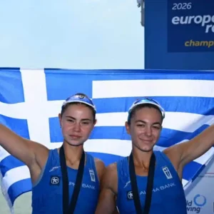 Γαβριέλα Λιόλιου και Λίλα Μουρατίδου κατέκτησαν το ασημένιο μετάλλιο στο διπλό σκιφ του ευρωπαϊκού πρωταθλήματος κωπηλασίας