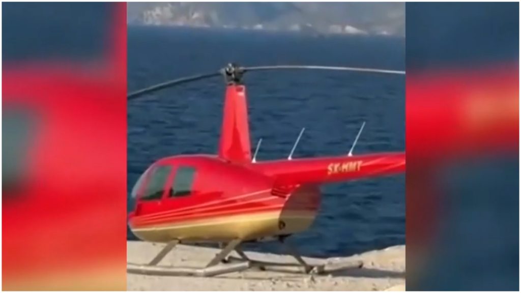 Μήλος: Θύελλα αντιδράσεων για το "παρκάρισμα" του ελικοπτέρου στο Σαρακήνικο - Αναμένεται εισαγγελική παρέμβαση