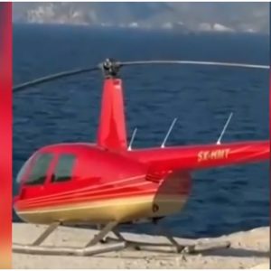 Μήλος: Θύελλα αντιδράσεων για το "παρκάρισμα" του ελικοπτέρου στο Σαρακήνικο - Αναμένεται εισαγγελική παρέμβαση
