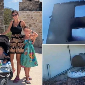 Ζευγάρι Βρετανών με 3 παιδιά πούλησαν τα πάντα για να αγοράσουν σπίτι στην Αιγιάλεια, καταστράφηκε από την πυρκαγιά λίγο πριν μετακομίσουν, φωτογραφίες