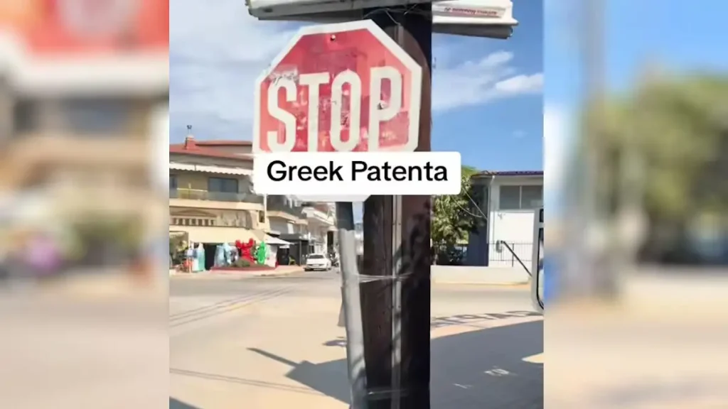 Χαλκιδική: Η «greek patenta» που έκανε κάτοικος για να στηρίξει πινακίδα του STOP, με σύμμαχό του το σελοτέιπ
