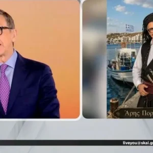 ΣΚΑΪ: «Έντυσαν» τον Άρη Πορτοσάλτε Κρητικό στην πρεμιέρα του «Live You» – Η αντίδραση της Μαρίας Αναστασοπούλου