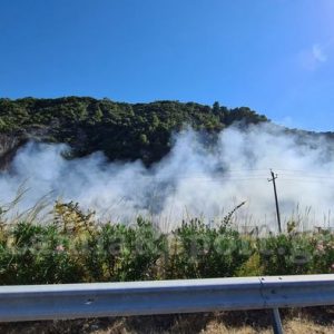 Φθιώτιδα: «Εργασίες» Ρομά γέμισαν καπνό την εθνική - Έτρεχε η πυροσβεστική υπηρεσία