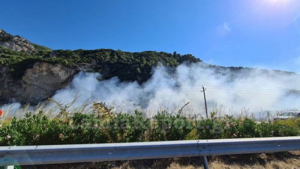 Φθιώτιδα: «Εργασίες» Ρομά γέμισαν καπνό την εθνική - Έτρεχε η πυροσβεστική υπηρεσία