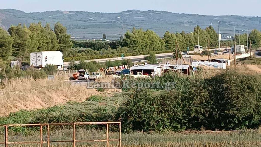 Τρόμος για οδηγούς και επιβάτες στον παράδρομο της εθνικής στην Αταλάντη