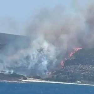 Στο νοσοκομείο πυροσβέστης που επιχειρούσε στην πυρκαγιά της Σκύρου
