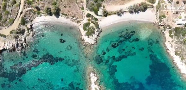 «Δίδυμα»: Δύο μαγευτικές παραλίες στο Αιγαίο με γαλαζοπράσινα νερά -Ανοργάνωτες, ιδανικές για ψαροντούφεκο
