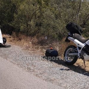 Ανατολική Φθιώτιδα: Εκτροπή μοτοσικλέτας εξαιτίας αγριογούρουνου (ΦΩΤΟ)