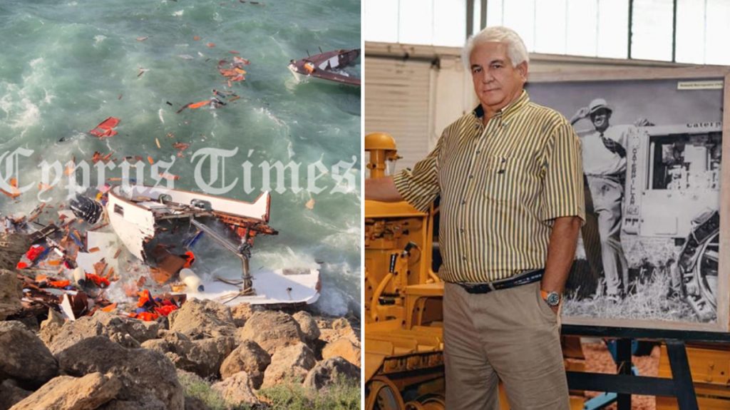 Γνωστός επιχειρηματίας ο νεκρός από την κακοκαιρία στην Κύπρο - Το σκάφος του διαλύθηκε στα βράχια - ΒΙΝΤΕΟ