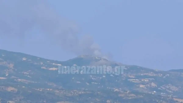 Πυρκαγιά στη Ζάκυνθο στην περιοχή Ελιές: Μήνυμα 112 για ετοιμότητα – Βελτιωμένη εικόνα στον Μαραθιά