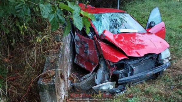 Τροχαίο δυστύχημα έξω από την Καρδίτσα - Νεκρός 42χρονος