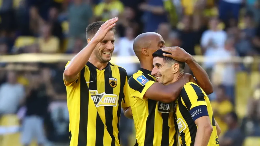 ΑΕΚ – Πανσερραϊκός 8-1: Ονειρεμένη εμφάνιση από Μάνταλο και κιτρινόμαυρο «πάρτι» στο Superbet Κύπελλο Ελλάδας