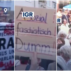 Στους δρόμους οι Γερμανοί μετά την εκλογική νίκη του ακροδεξιού AfD, μαζικές διαδηλώσεις και ένταση με την αστυνομία, βίντεο και φωτογραφίες