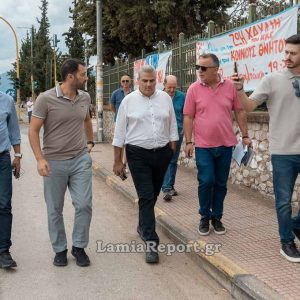 Αυτοψία Σπανού σε οδικά και αντιπλημμυρικά έργα από Ξηριώτισσα μέχρι Βίστριζα