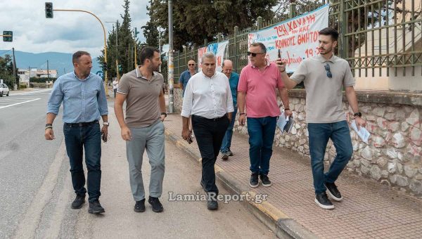 Αυτοψία Σπανού σε οδικά και αντιπλημμυρικά έργα από Ξηριώτισσα μέχρι Βίστριζα