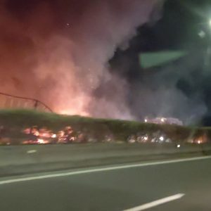 Παρανάλωμα του πυρός έγινε φορτηγό στην εθνική οδό