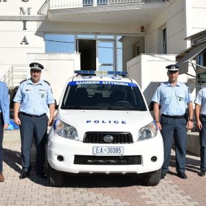 Φωκίδα: Νέο περιπολικό όχημα για τον Αστυνομικό Σταθμό Γραβιάς, δωρεά της εταιρίας «Ευρωπαϊκοί Βωξίτες»