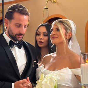 Ενώθηκαν με τα ιερά δεσμά του γάμου ο Νίκος Μπισμπιγιάννης και η Βασιλική Παπακωνσταντίνου