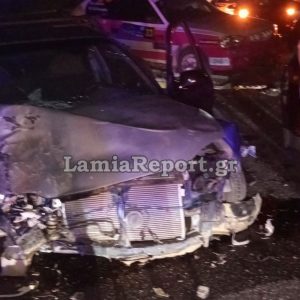 Σοβαρό τροχαίο με καραμπόλα πέντε αυτοκινήτων στην εθνική οδό - Τρεις τραυματίες, ο ένας πολύ σοβαρά (ΦΩΤΟ)