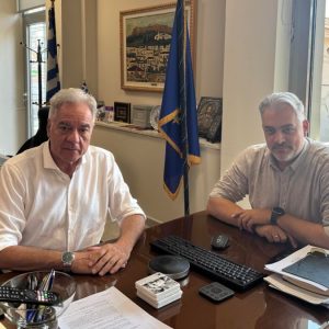 Υγεία και επιχειρηματικότητα στο επίκεντρο της συνάντησης Καρέλλη - Σερέτη