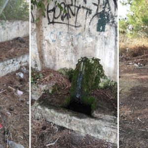Αποκατάσταση κρήνης στην παλιά εθνική Λαμίας - Λάρισας στην ανατολική Φθιώτιδα
