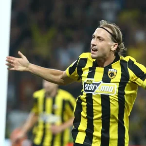 ΑΕΚ – Άρης 5-0: Ξέσπασε στους «κίτρινους» η Ένωση, με σούπερ Μάγερ και Βάργκα
