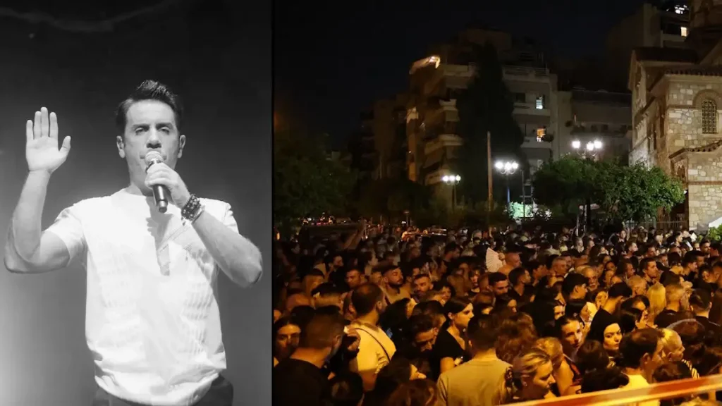 Ο Γιώργος Μαζωνάκης γύρισε στην παλιά του γειτονιά: Στις 13:00 το τελευταίο "αντίο", χιλιάδες κόσμου στο λαϊκό προσκύνημα