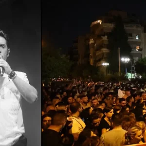 Ο Γιώργος Μαζωνάκης γύρισε στην παλιά του γειτονιά: Στις 13:00 το τελευταίο «αντίο», χιλιάδες κόσμου στο λαϊκό προσκύνημα