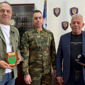 Ο Διοικητής του ΚΕΥΠ Λαμίας, Χρήστος Αθάνατος, ευχαρίστησε τον Δήμο Λαμιέων για την προσφορά του