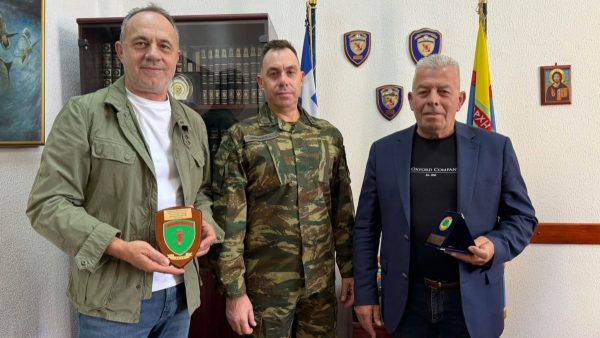 Ο Διοικητής του ΚΕΥΠ Λαμίας, Χρήστος Αθάνατος, ευχαρίστησε τον Δήμο Λαμιέων για την προσφορά του