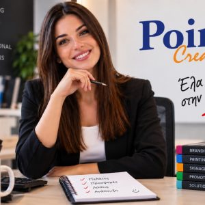 Η Point Creative στη Λαμία υπάλληλο πωλήσεων