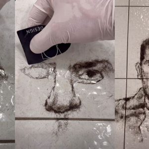 Δείτε πως κομμωτής στη Σκιάθο έφτιαξε το πορτρέτο του Γιώργου Μαζωνάκη (ΒΙΝΤΕΟ)