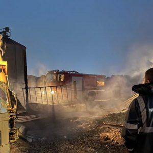 Μεγάλες ζημιές και νεκρά ζώα από πυρκαγιά σε στάβλο στο Ψήλωμα Μετεώρων