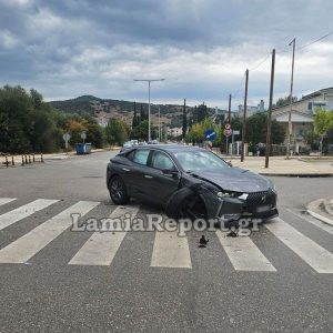 Λαμία: Τροχαίο σε διασταύρωση στη νότια πλευρά της πόλης - Ένας ελαφρά τραυματίας (ΒΙΝΤΕΟ-ΦΩΤΟ)