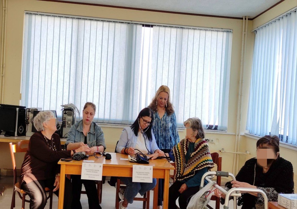 Δράση πρόληψης με αφορμή την Παγκόσμια Ημέρα Ηλικιωμένων: «Η υγεία μας σε πρώτο πλάνο»