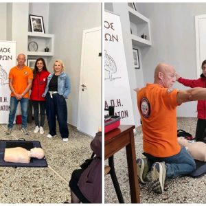 Δράση εκπαίδευσης χρήσης απινιδωτή από ΕΠΟΜΕΑ στο Κ.Α.Π.Η. Λιβανατών