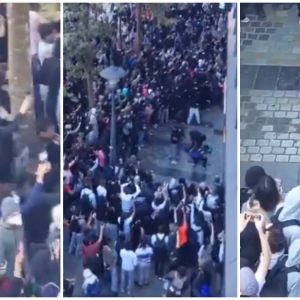 «Χάος» στο Βέλγιο: Διαδηλώσεις φοιτητών κατά του κόστους της εκπαίδευσης με «άρωμα» Γαλλίας – Έσπασαν βιτρίνες και έκαψαν κάδους