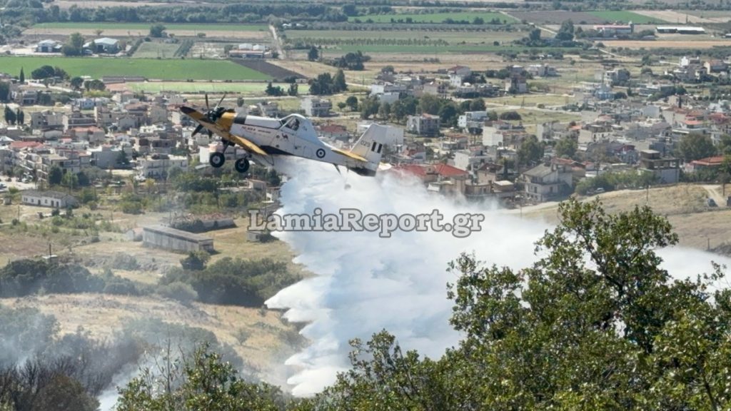 Λαμία: Δείτε εικόνες από τη φοβερή μάχη που δόθηκε από εναέριες και επίγειες δυνάμεις για την κατάσβεση της πυρκαγιάς πάνω από το ΚΕΥΠ