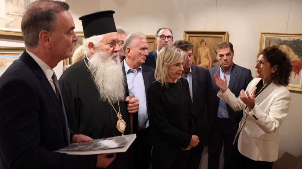 Η Πινακοθήκη Θεόδωρου Λαζαρή άνοιξε τις «πύλες» της  στο ιστορικό κτήριο της «Νεροτριβής» στη Λιβαδειά (ΦΩΤΟ)