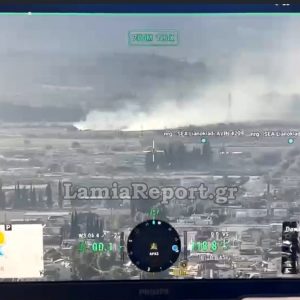 Δύο πυρκαγιές μέσα σε λίγες ώρες σε Αγία Τριάδα και Σ.Σ. Λιανοκλαδίου - «Μάτι» από ψηλά το drone του Δήμου Λαμιέων
