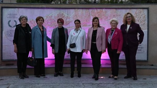 Μαλεσίνα: Στα ροζ φωτίστηκε το Μνημείο των Ηρώων για την πρόληψη του καρκίνου του μαστού (ΦΩΤΟ)