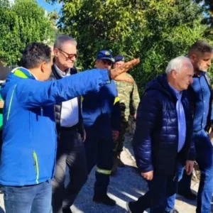 Ρέθυμνο: Στα Ζωνιανά Τουρνάς και Ανδριανός για αυτοψία στις ζημιές από την κακοκαιρία – «Άθλος η προσπάθεια που έγινε, να ξαναβρεί ο τόπος τους ρυθμούς του»