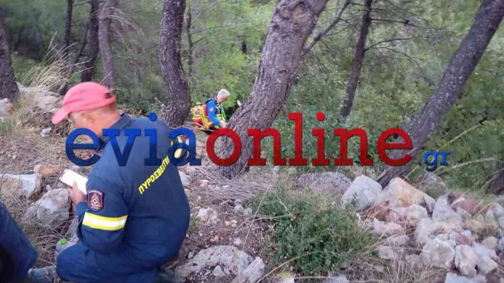 Εύβοια: Αυτοκίνητο με ηλικιωμένο ζευγάρι και βρέφος 19 μηνών έπεσε σε γκρεμό (ΦΩΤΟ)