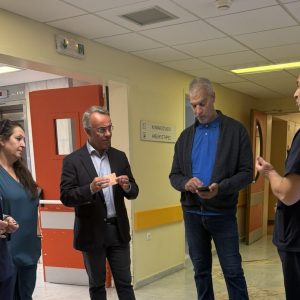Ο Χρ. Σταϊκούρας στο ΓΝΛ: Για πρώτη φορά το Αιμοδυναμικό Εργαστήριο τοποθετεί βηματοδότες