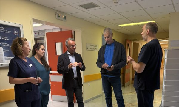 Ο Χρ. Σταϊκούρας στο ΓΝΛ: Για πρώτη φορά το Αιμοδυναμικό Εργαστήριο τοποθετεί βηματοδότες